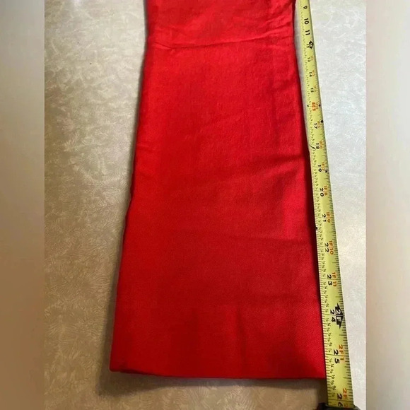 Banana Republic Sloan Red Orange Color Pants| Size 6 - Picture 9 of 9